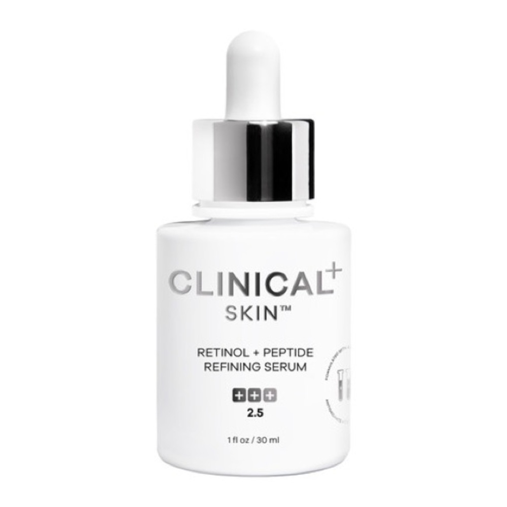 Clinical+Skin Retinol + Peptide Refining Serum - White
